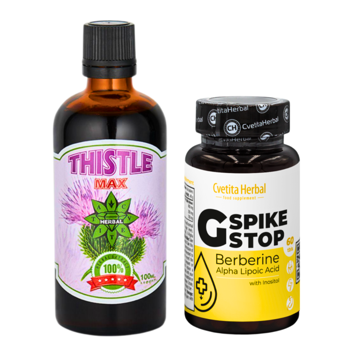 ZDRAVÍ JATER: G SPIKE STOP 60 tablet + THISTLE MAX 100ml
