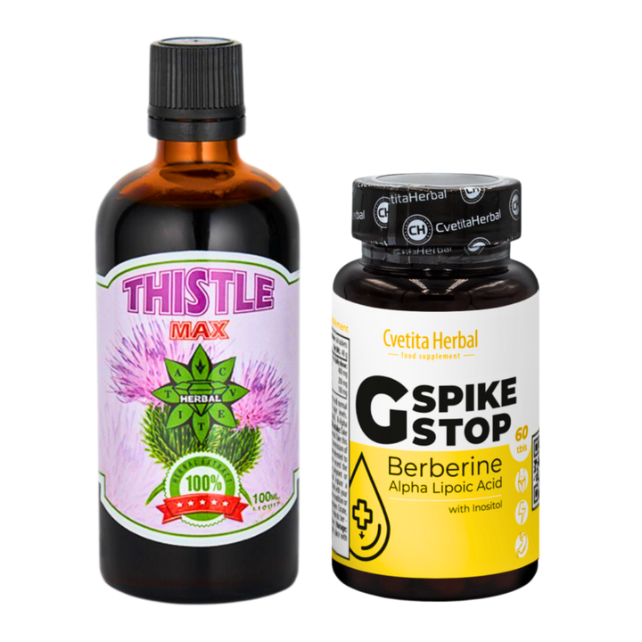 ZDRAVÍ JATER: G SPIKE STOP 60 tablet + THISTLE MAX 100ml