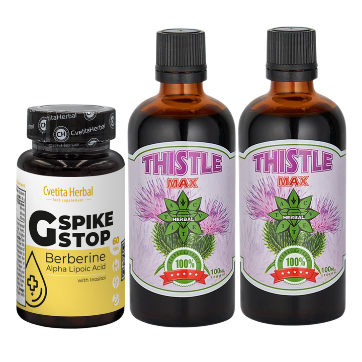 ZDRAVÍ JATER: G SPIKE STOP 60 tablet + THISTLE MAX 100ml