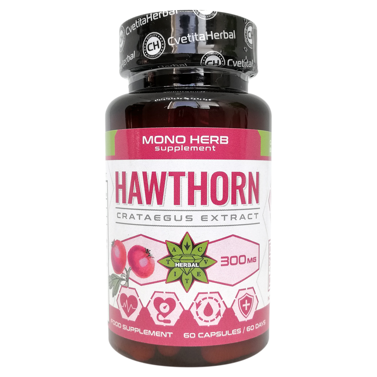 Extrakt z hlohu – Hloh (60 kapslí x 300 mg)