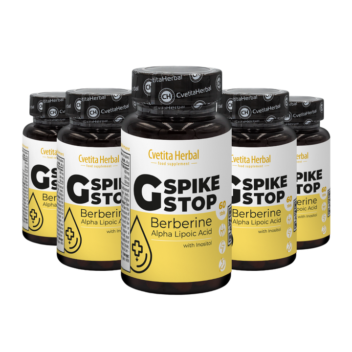 G Spike Stop - Berberin, Inositol, Kyselina alfa-lipoová (60 tablet)