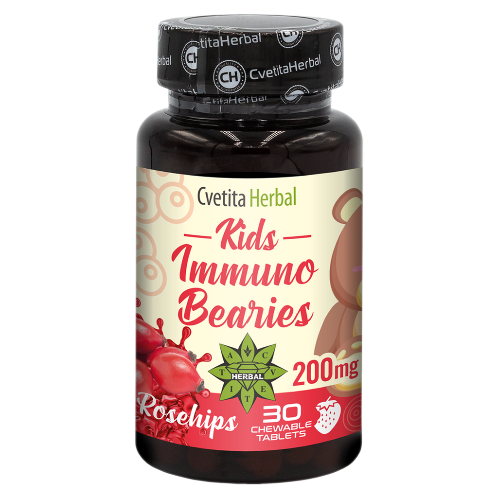 Dětský stimulátor imunity "Šípky" - Kids Immuno Bearies (30 tablet)