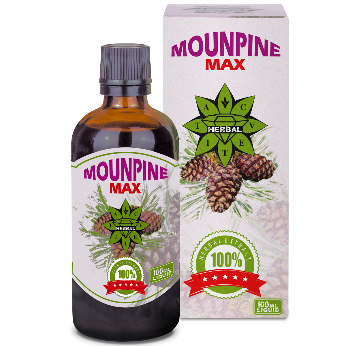 Extrakt z bulharských alpských borovicových šišek - Pinugenil – Mounpine Max (100 ml)