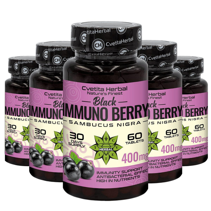Extrakt z černého bezu - Black Immuno Berry (60 tablet)