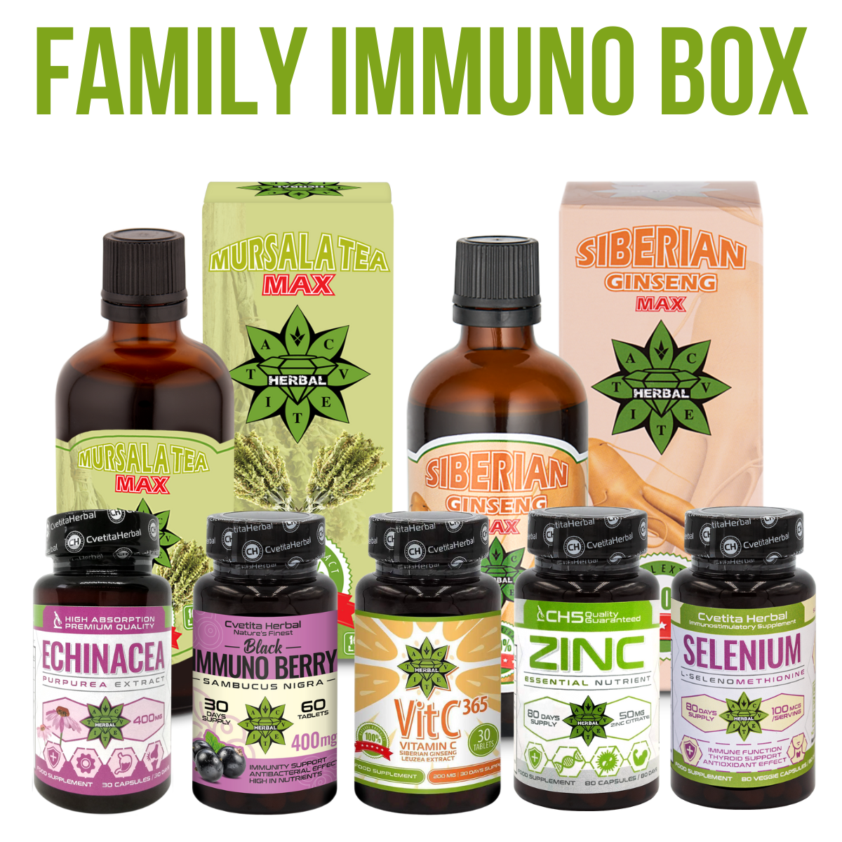 FAMILY IMMUNO BOX - Zdravotní box pro celou rodinu