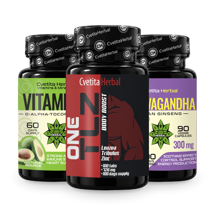 TLZ od značky Cvetita Herbal – kotvičník zemní, leuzea a zinek