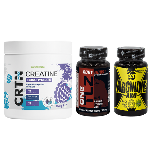 ╨Ъ╨Ю╨Ь╨С╨Ю ╨Я╨Р╨Ъ╨Х╨в: TLZ + ARGININE + CRTN MAX