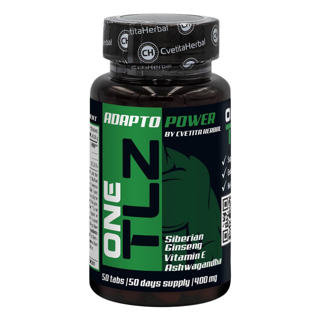 TLZ Adapto Power - Sibiřský ženšen, Ashwagandha, Vitamin E (50 tablet)