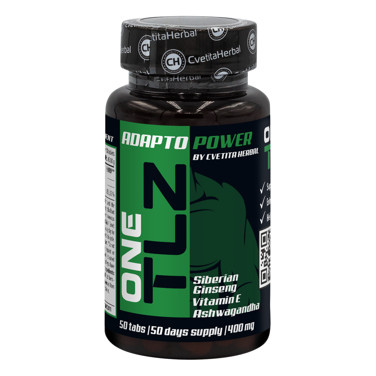 TLZ Adapto Power - Sibiřský ženšen, Ashwagandha, Vitamin E (50 tablet)