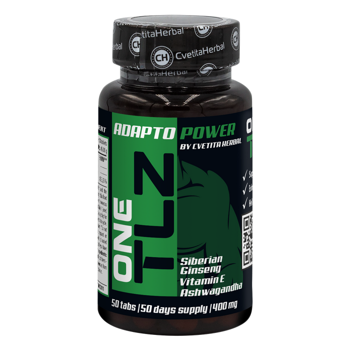 TLZ Adapto Power - Sibiřský ženšen, Ashwagandha, Vitamin E (50 tablet)