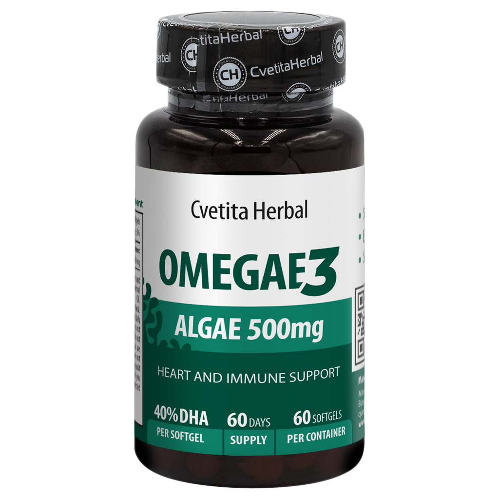 Omega 3 Algae Softgel - Omegae3 (60 / 40 kapslí)