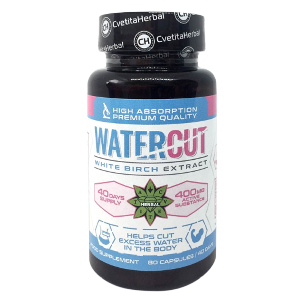 Extrakt z břízy bílé - WaterCut (80 kapslí x 400 mg)