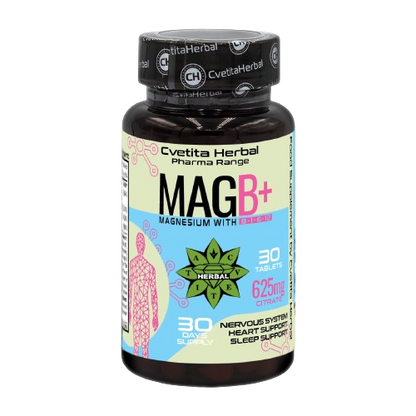 Hořčík s vitamínovým komplexem B - B1, B6, B12 (30 tablet)