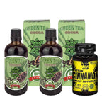 Green Tea + Cocoa - Zelený čaj s kakaem 2 kusy + Dárek Ten/10 Cinnamon