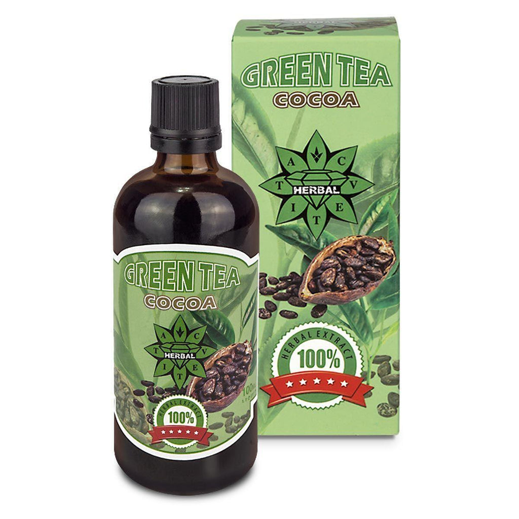 Green Tea + Cocoa - Zelený čaj s kakaem 2 kusy + Dárek Ten/10 Cinnamon